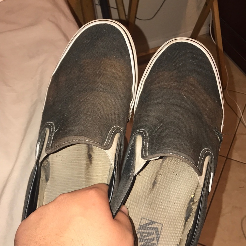 Faded black vans